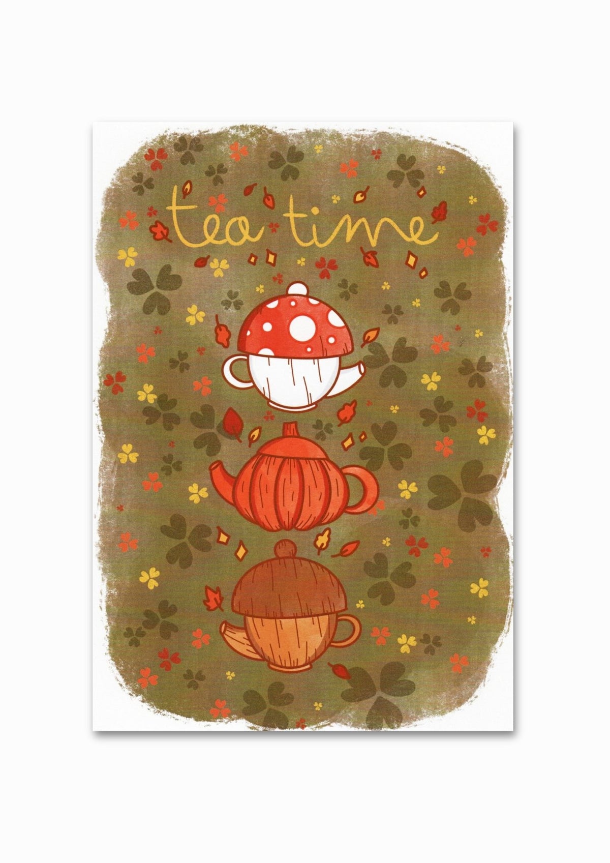 Illustration "Tea time" A5