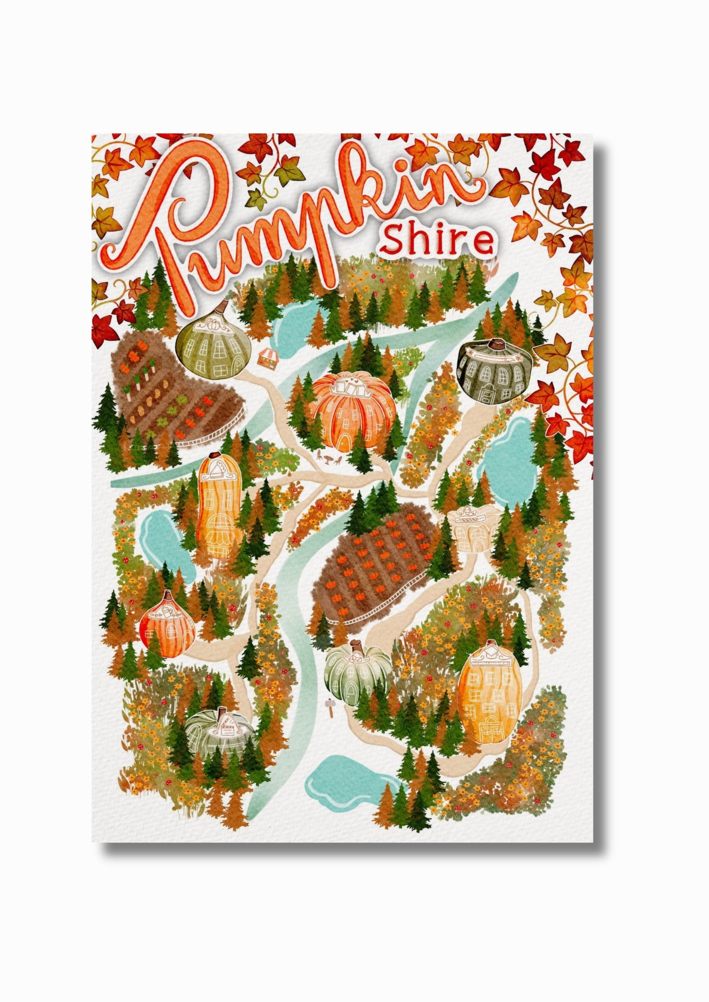 Illustration "Pumpkin shire"