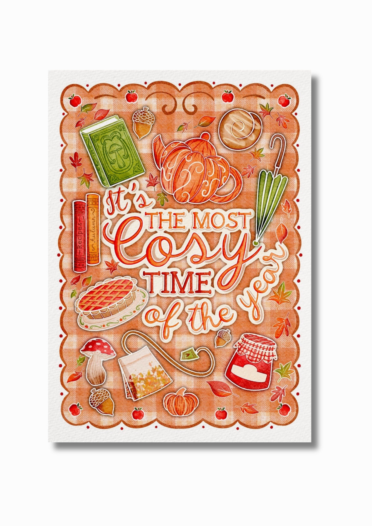 Illustration "It's the most cosy time of the year"