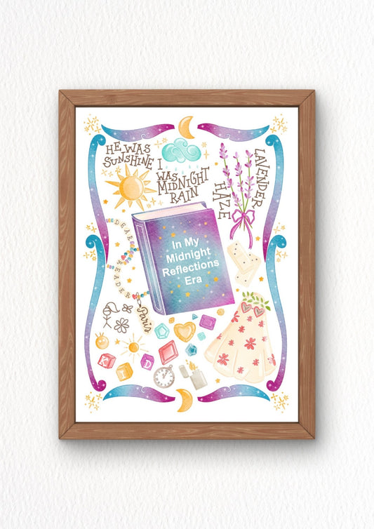 Illustration "In my midnight reflection era "