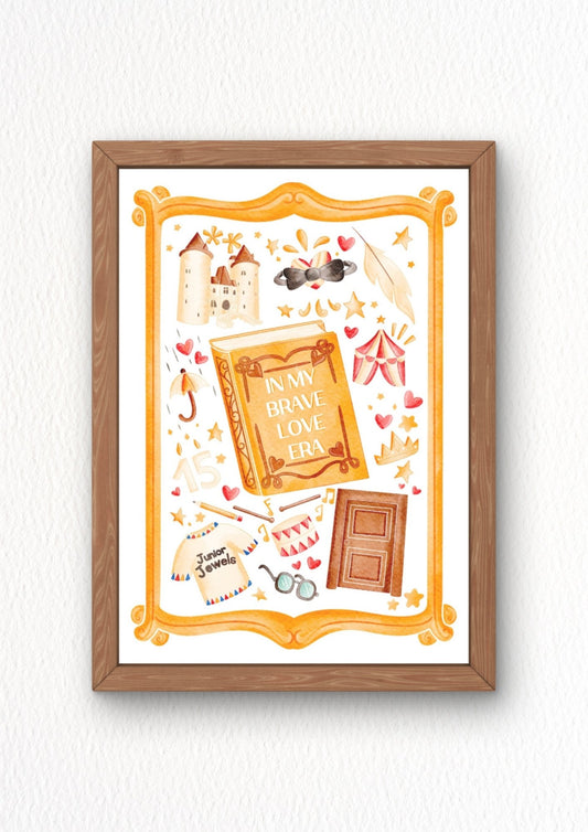 Illustration "In my brave love era"