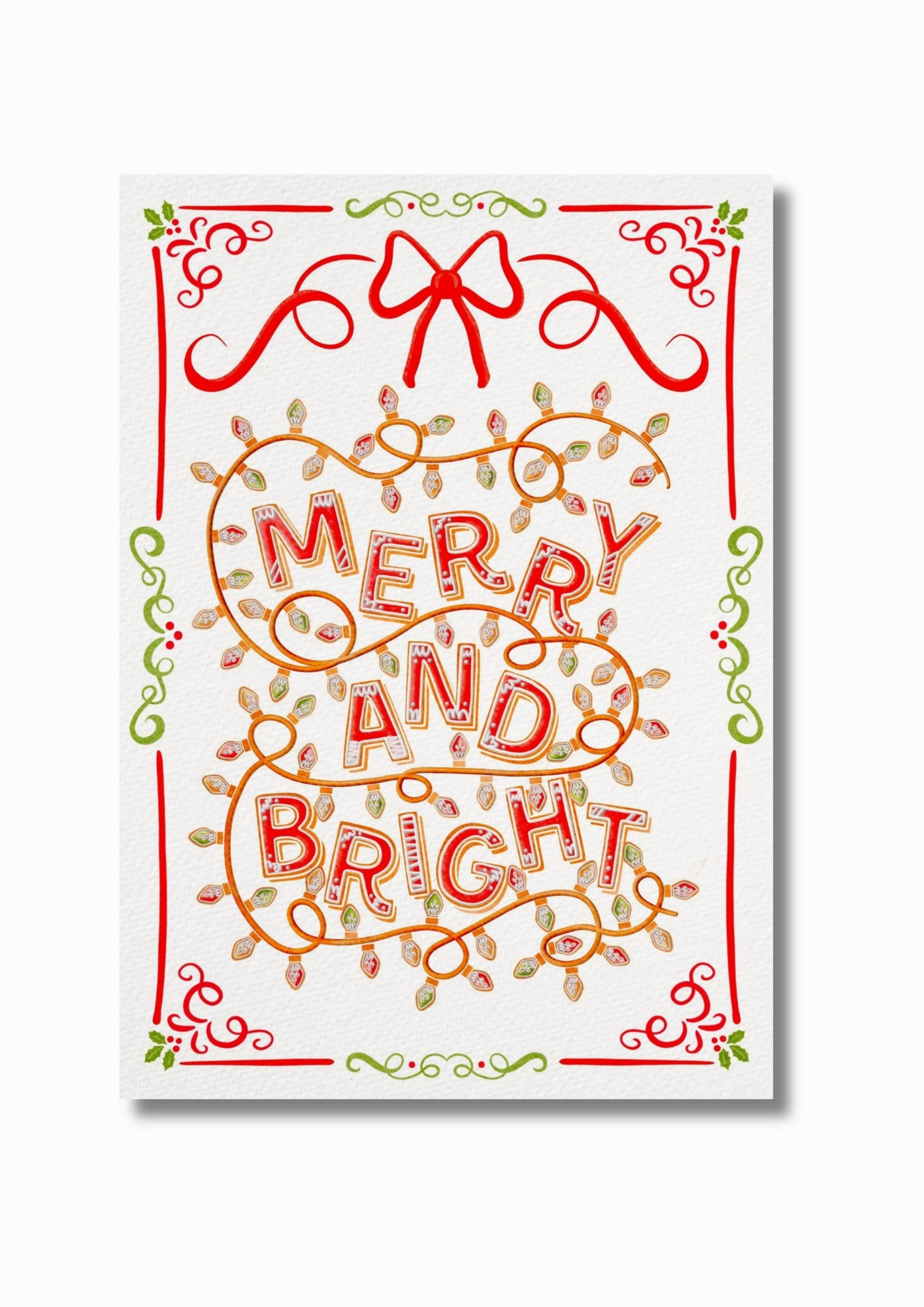 Illustration "Merry and bright"