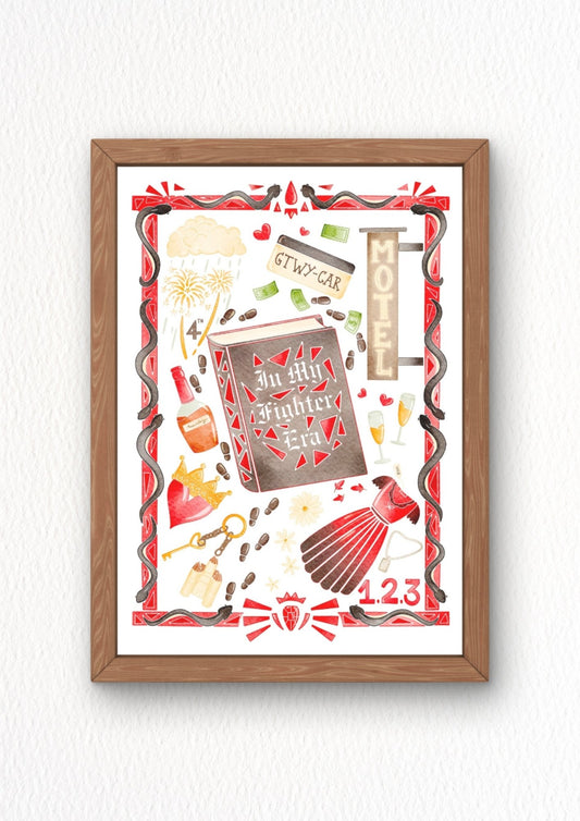 Illustration "In fighter era"