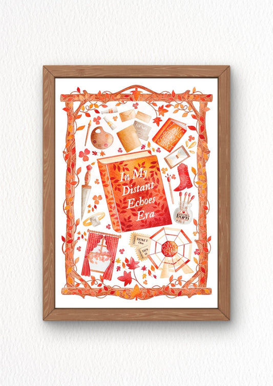 Illustration "In my distant echoes era"