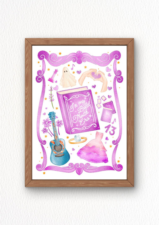 Illustration "In my bold truth era"