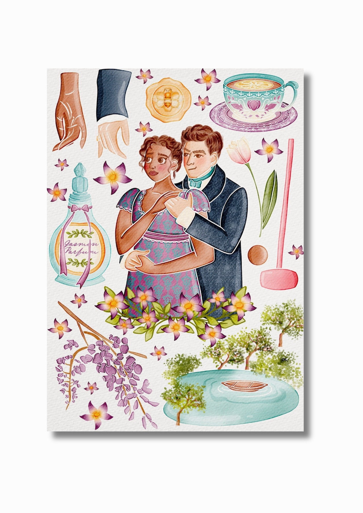 Illustration "Anthony & Kate"