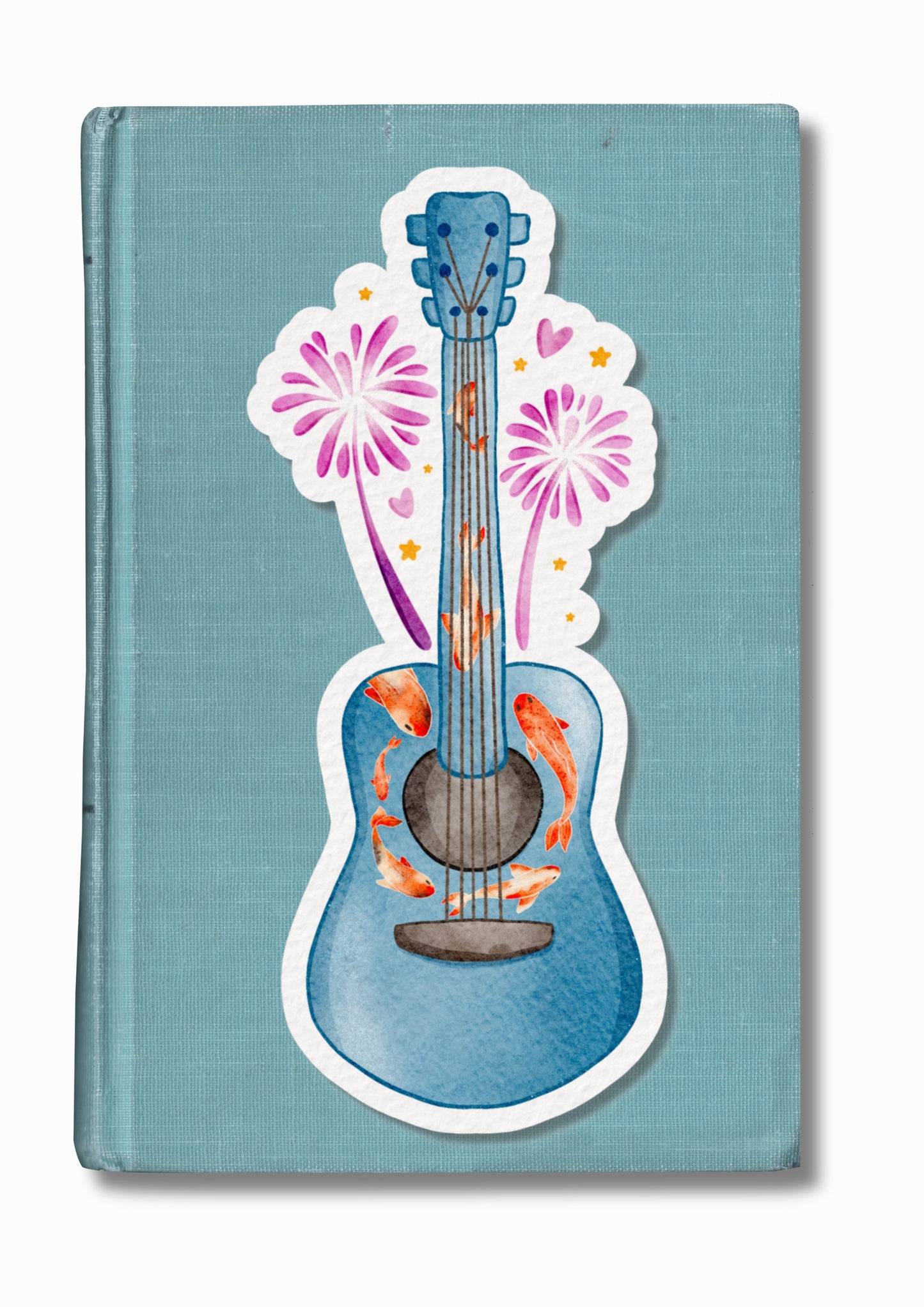 Marque-page "Guitare carpe koi"