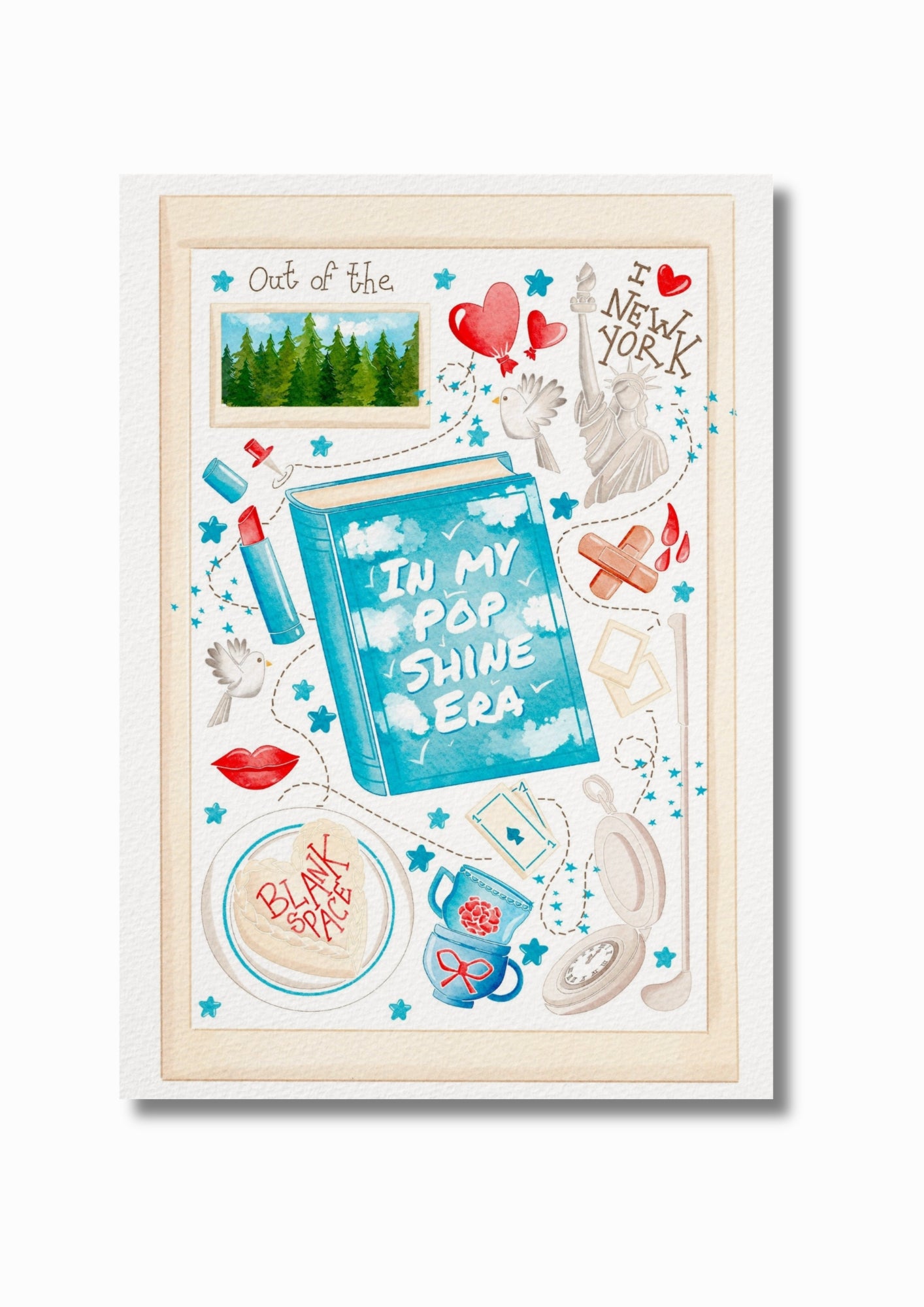 Illustration "In my pop shine era"