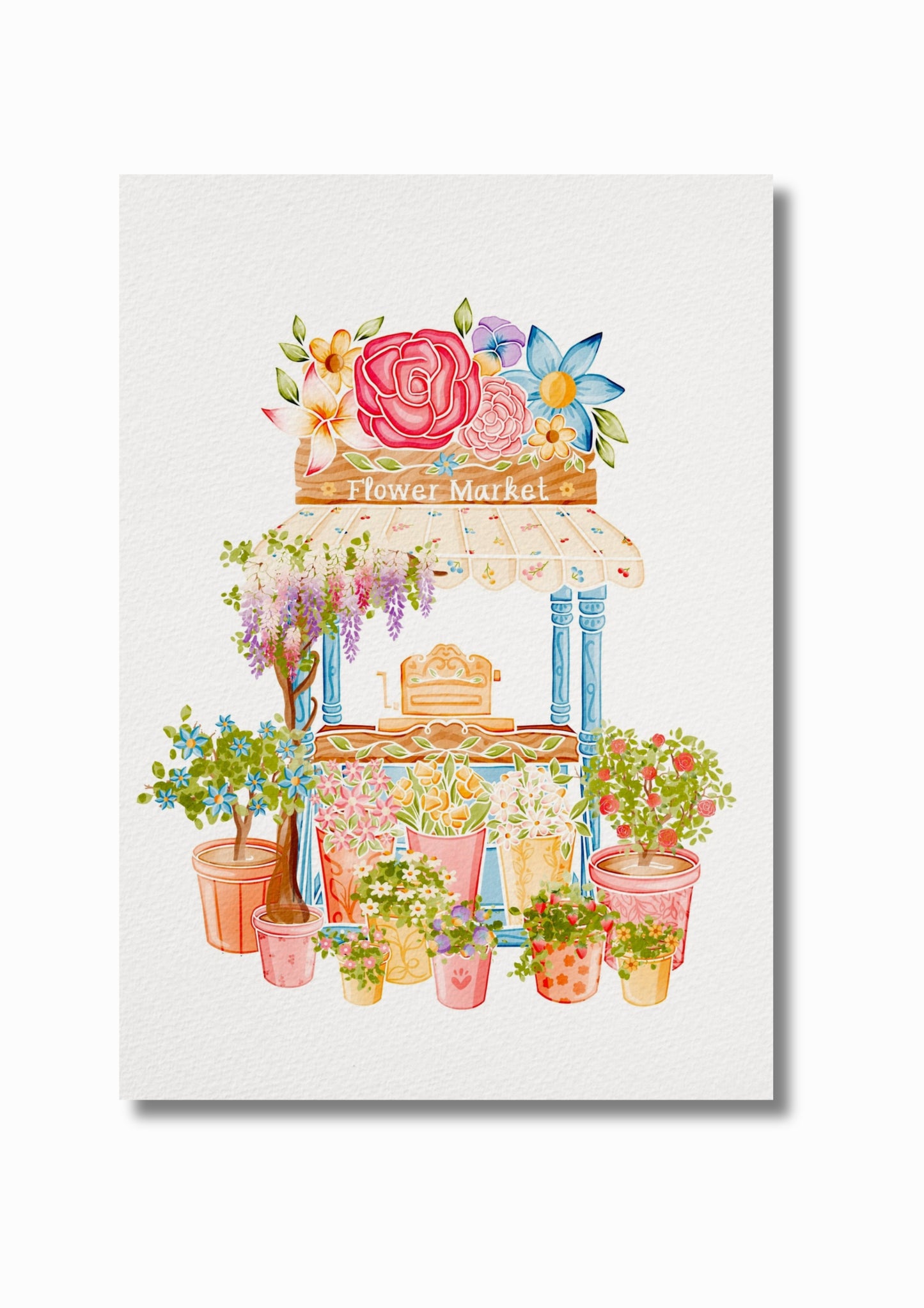 Illustration "Flower Market"