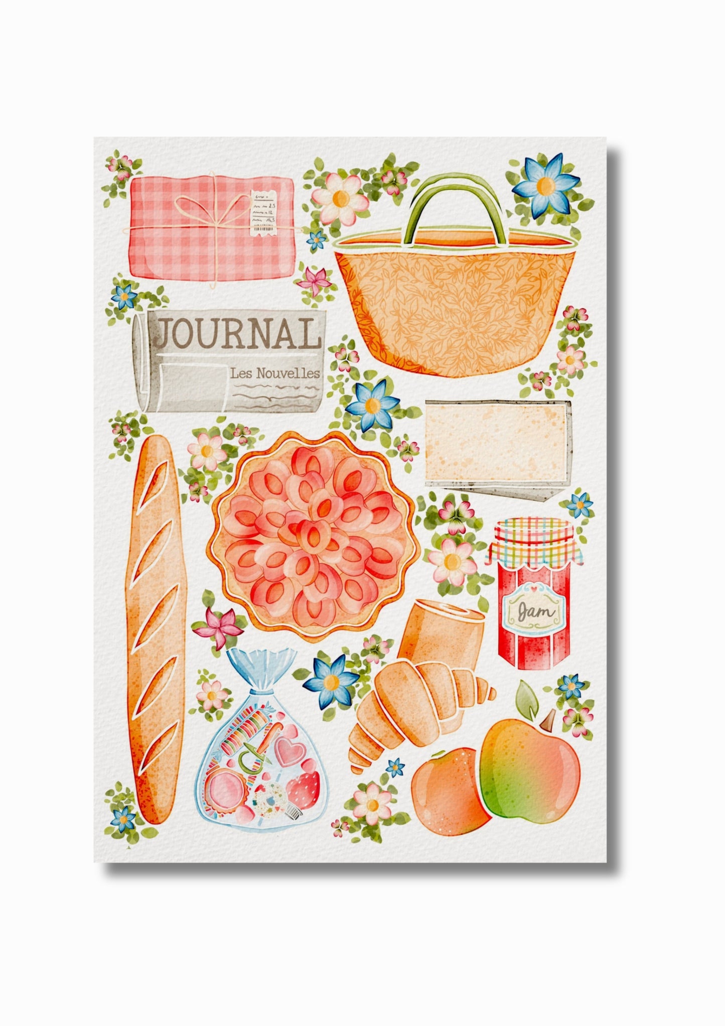 Illustration "Le marché du Dimanche"