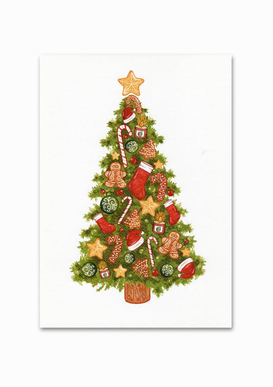 Illustration "Christmas Tree" A5