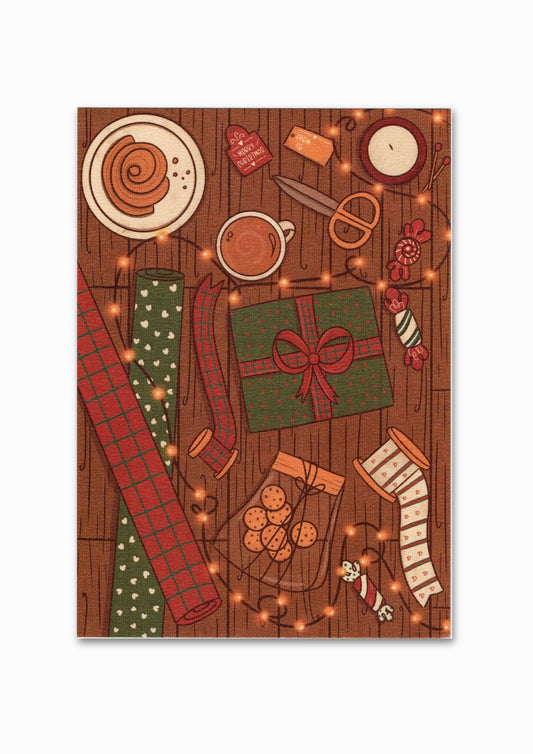 Illustration "Table de Noël" A5