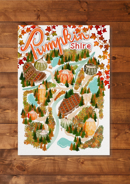 Illustration "Pumpkin shire"