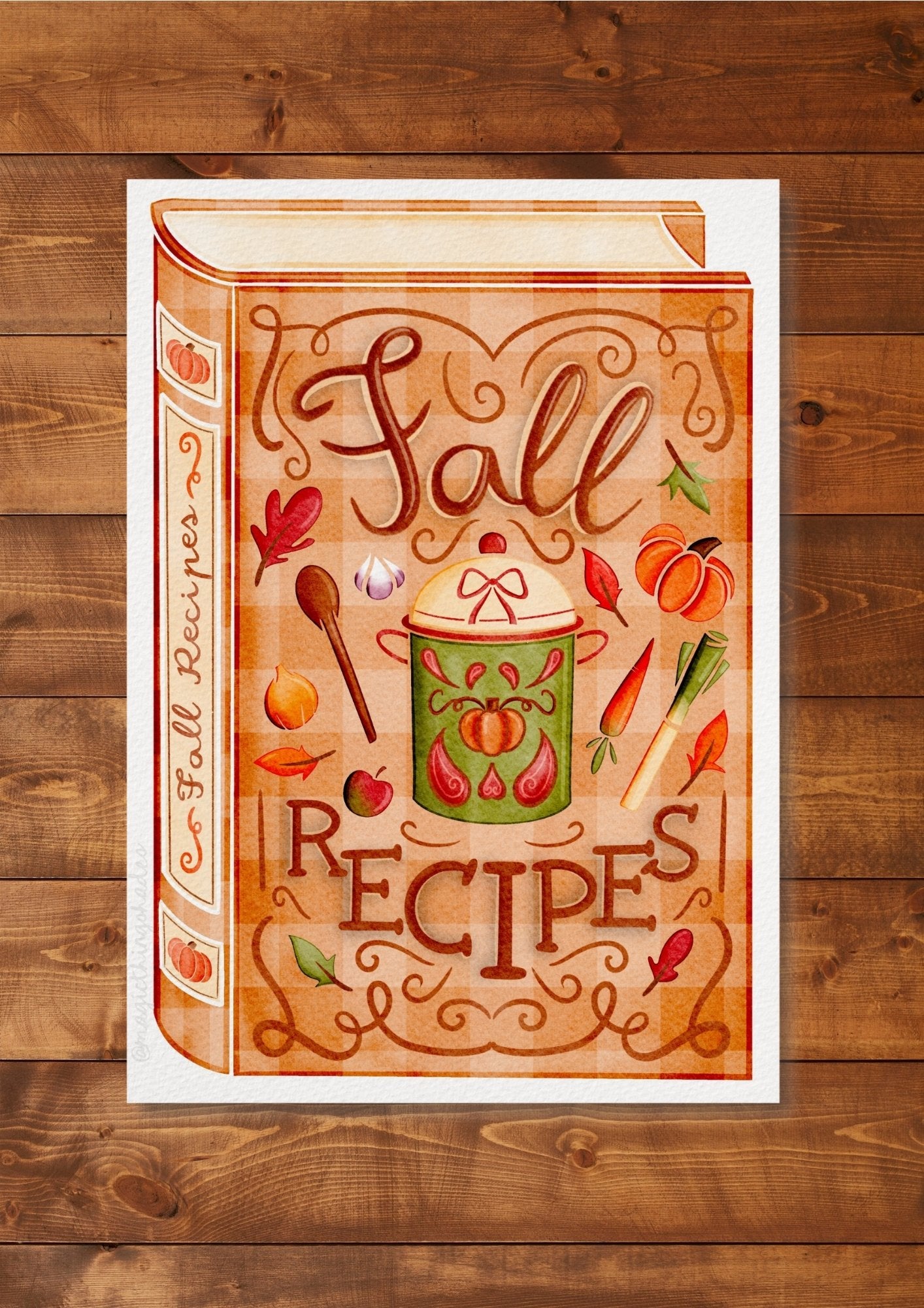 Illustration "Fall recipes book" - Magic Things Shades
