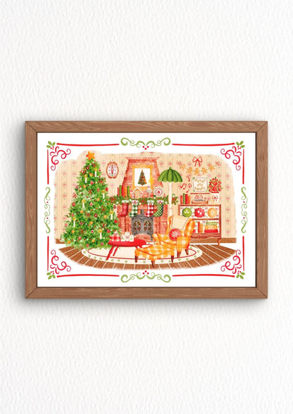 Illustration "Cosy christmas place"