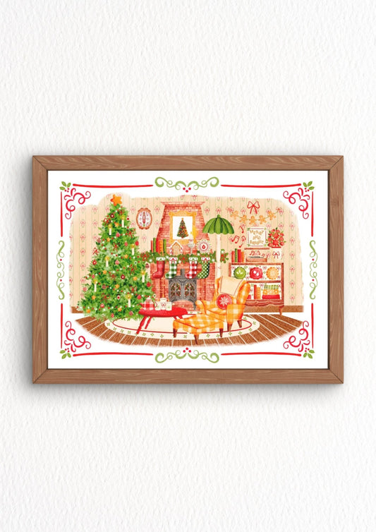 Illustration "Cosy christmas place"