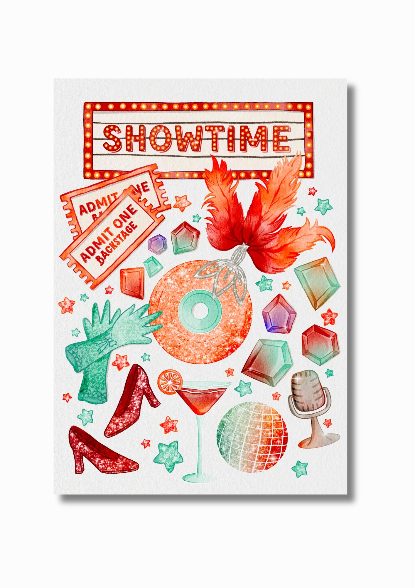 Illustration "In my showgirl era "