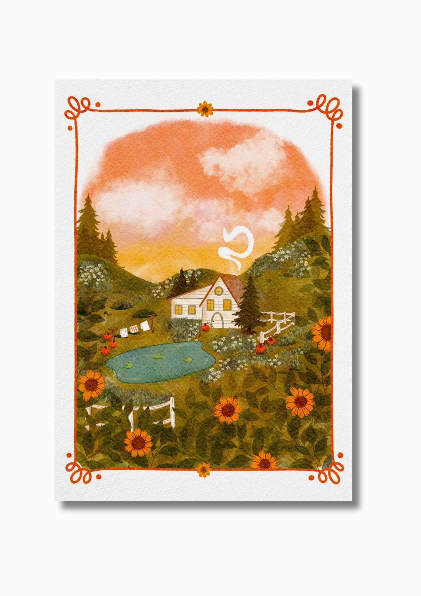Illustration "Cottage d'automne"