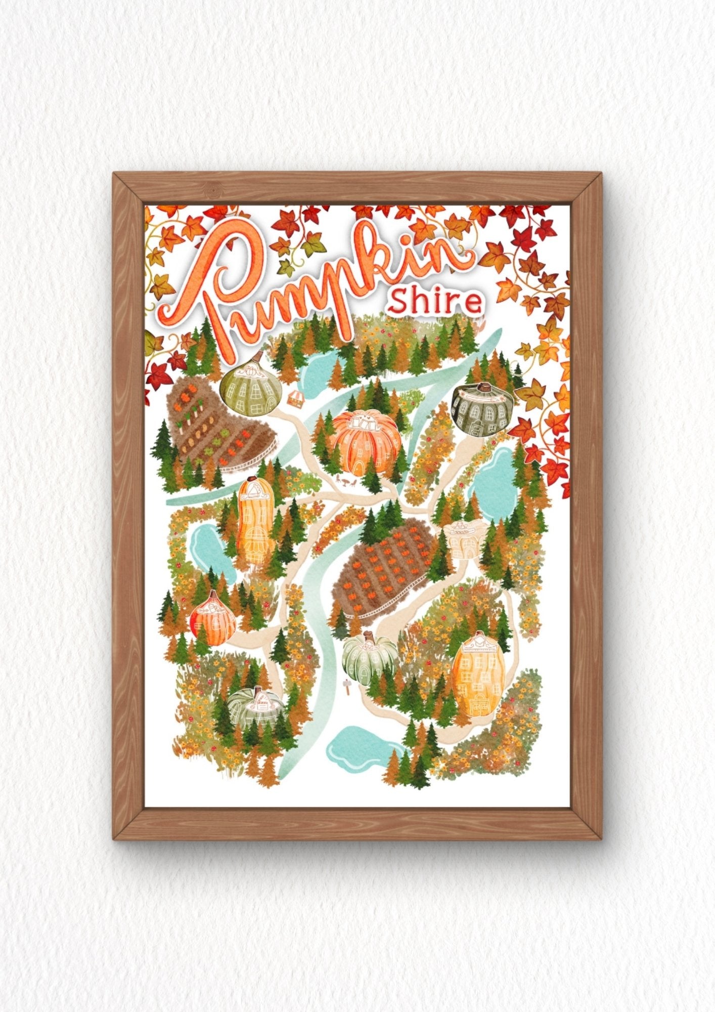 Illustration "Pumpkin shire"