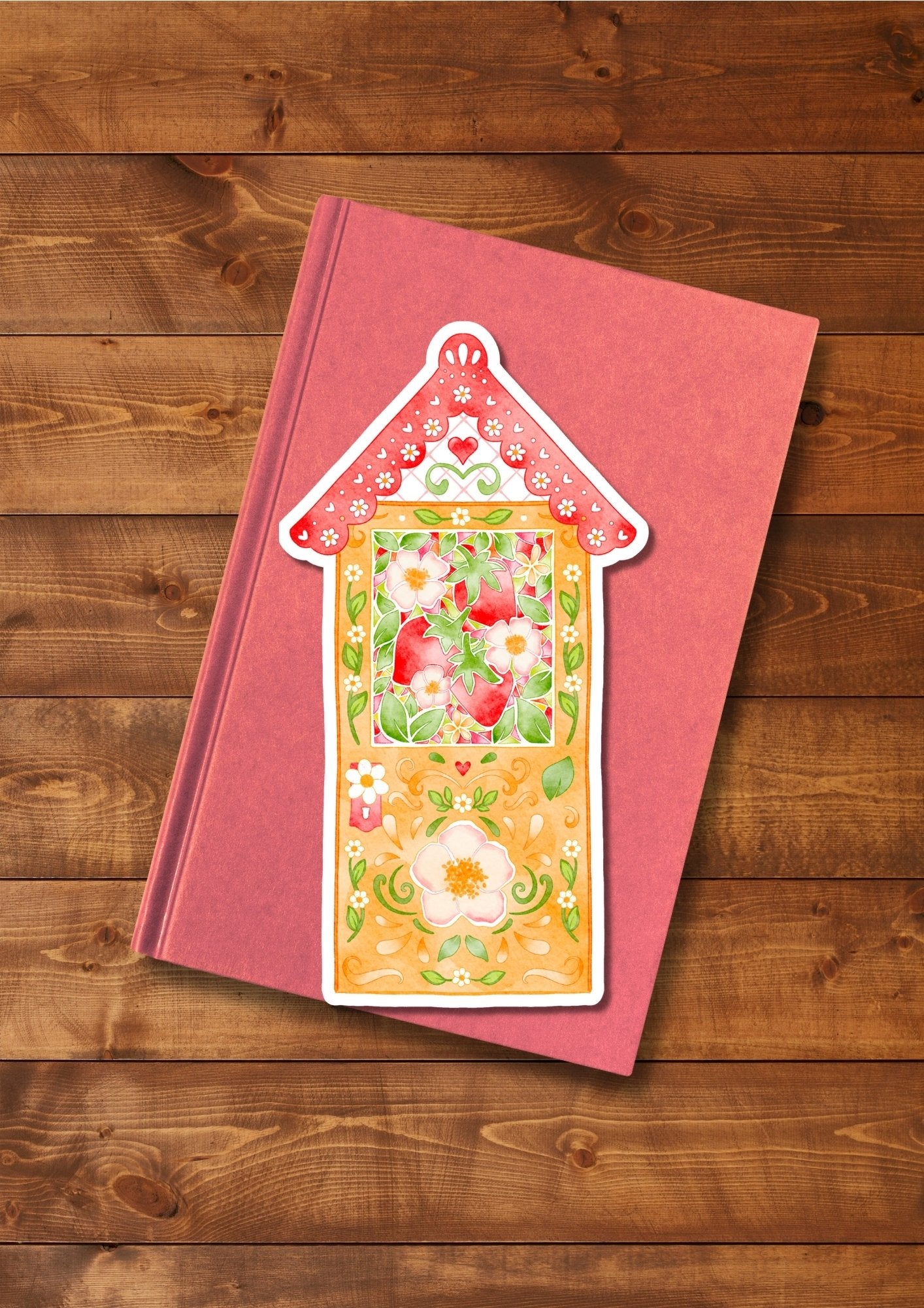 Marque-page "Porte de serre fruitée"