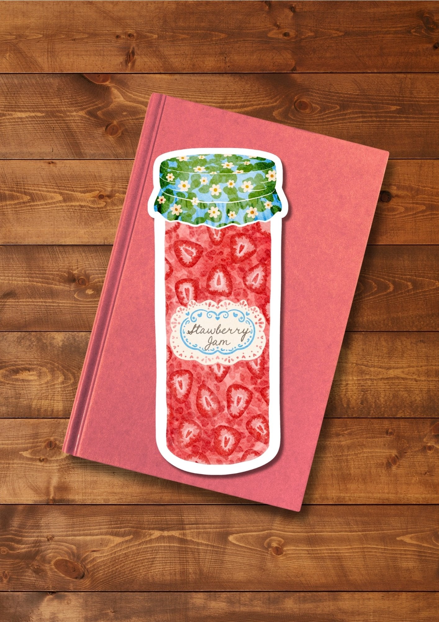 Marque-page "Strawberry Jam"