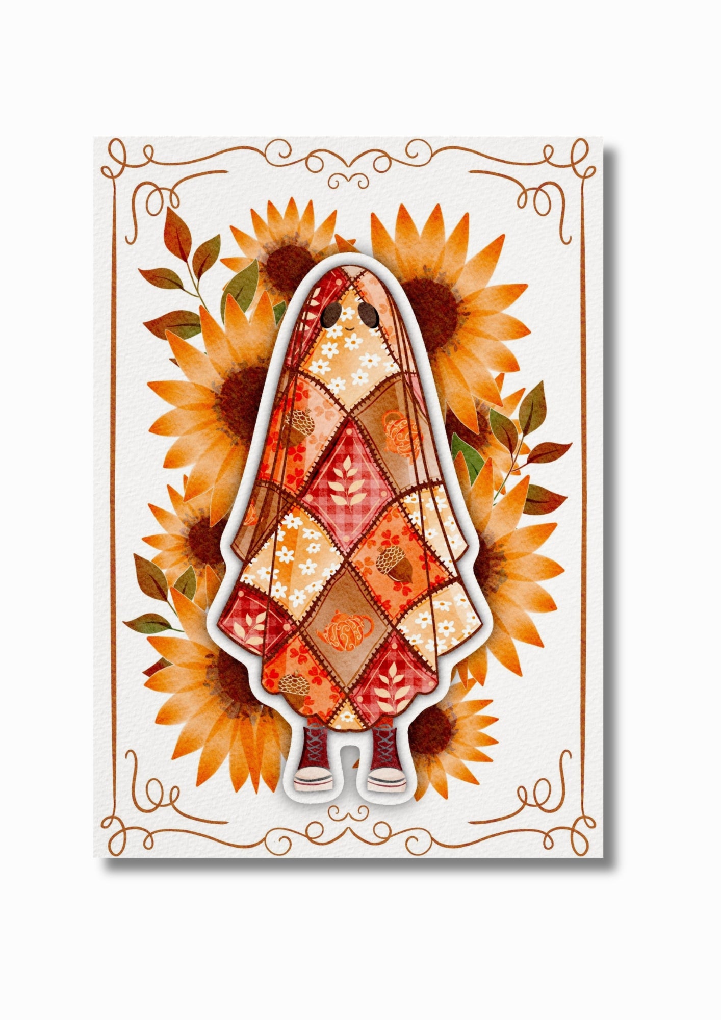 Illustration "Cosy fall ghost"