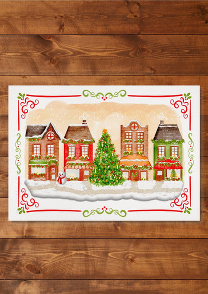 Illustration "Christmas street"