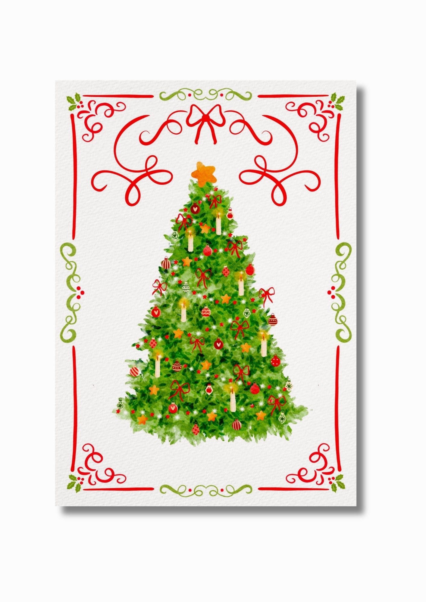 Illustration "Cosy christmas tree"