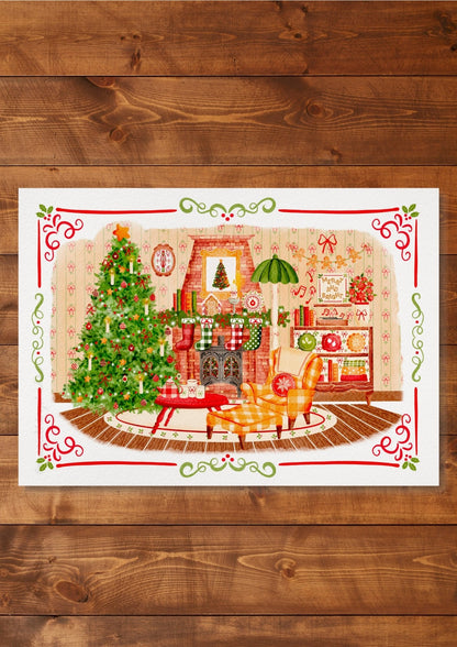 Illustration "Cosy christmas place"
