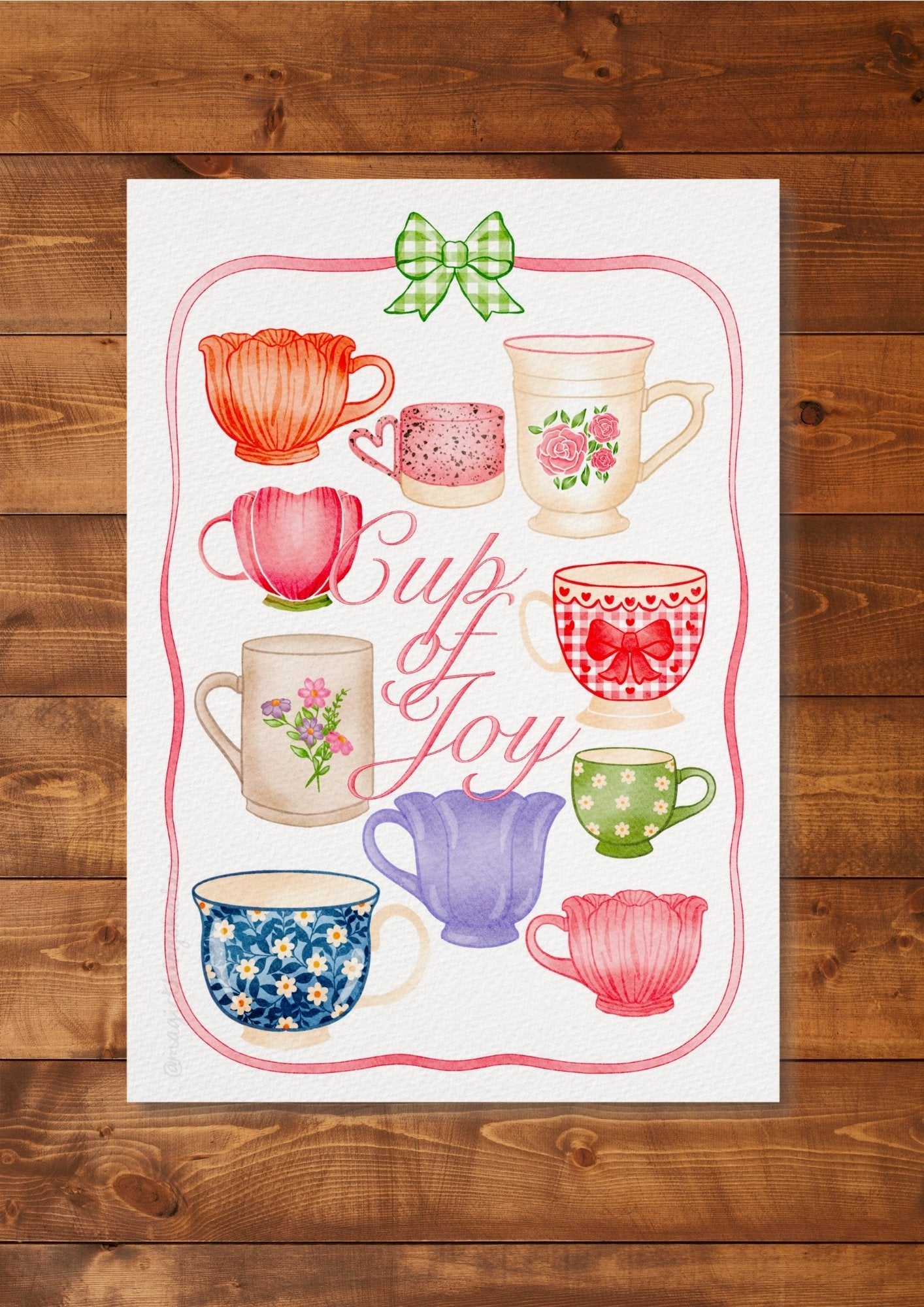 Illustration "Cup of Joy"