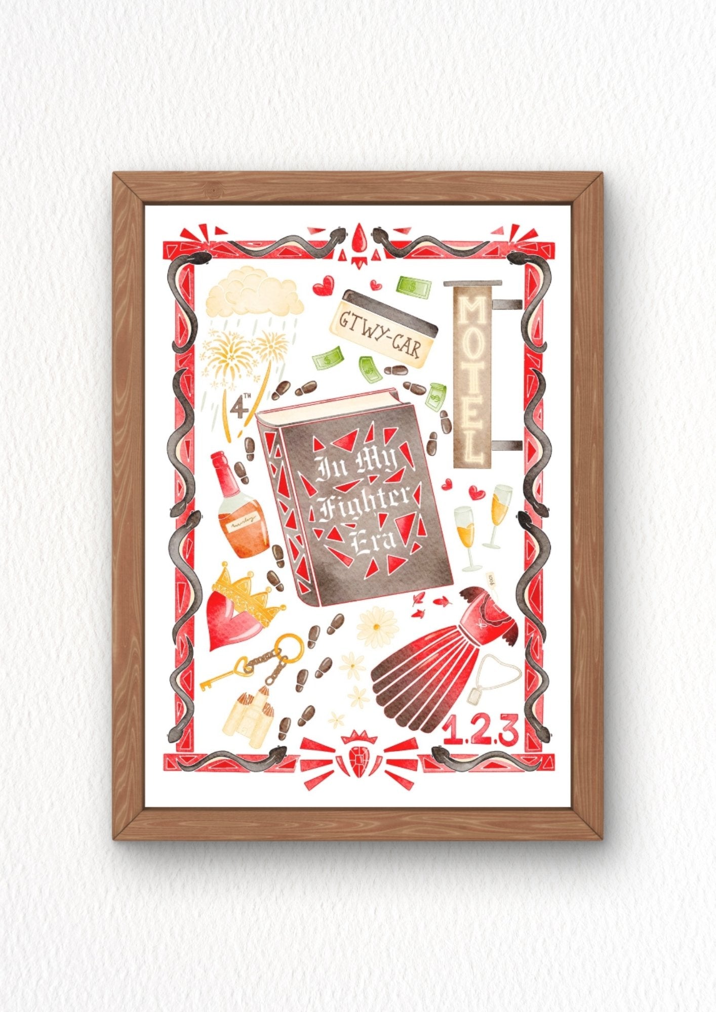 Illustration "In fighter era"