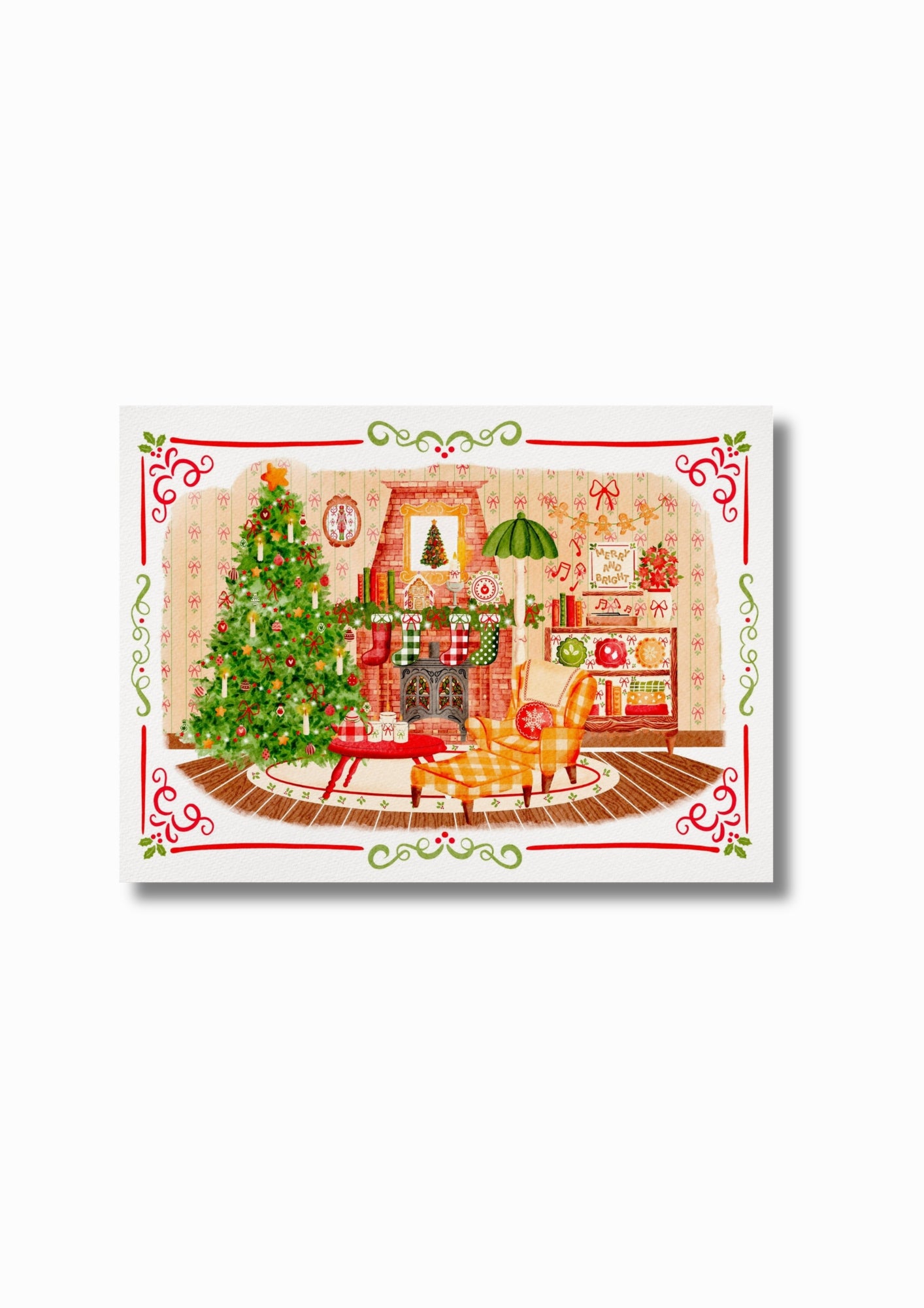 Illustration "Cosy christmas place"