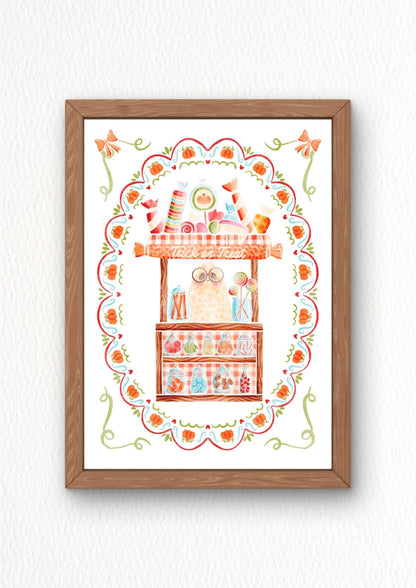 Illustration "Hi my name is Ernest"