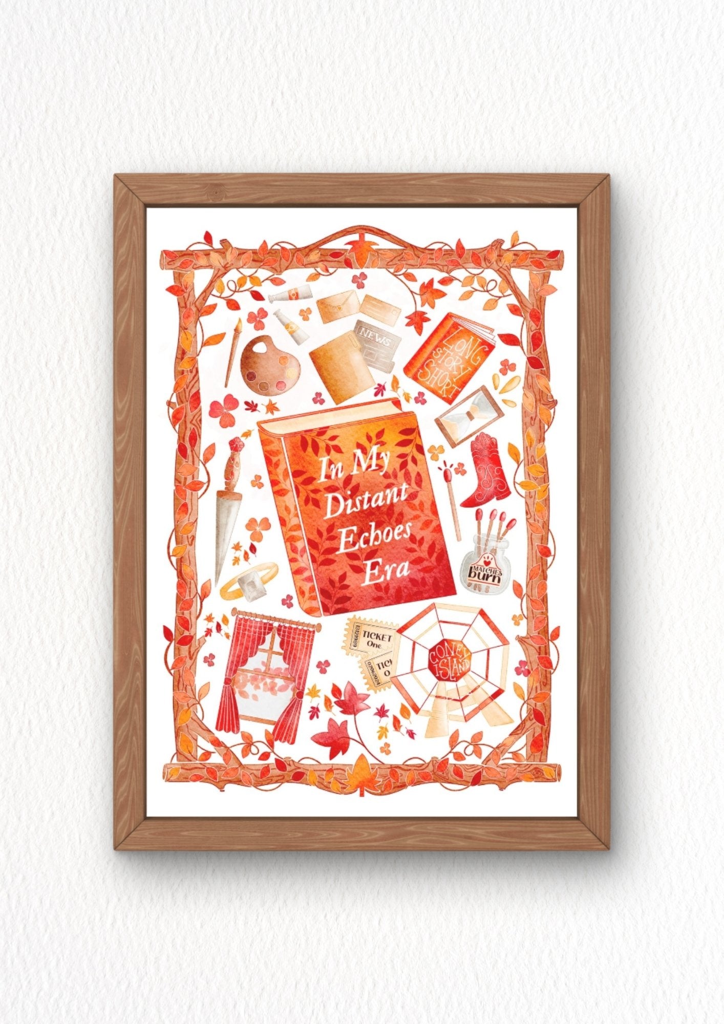 Illustration "In my distant echoes era"