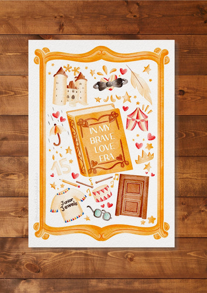 Illustration "In my brave love era"