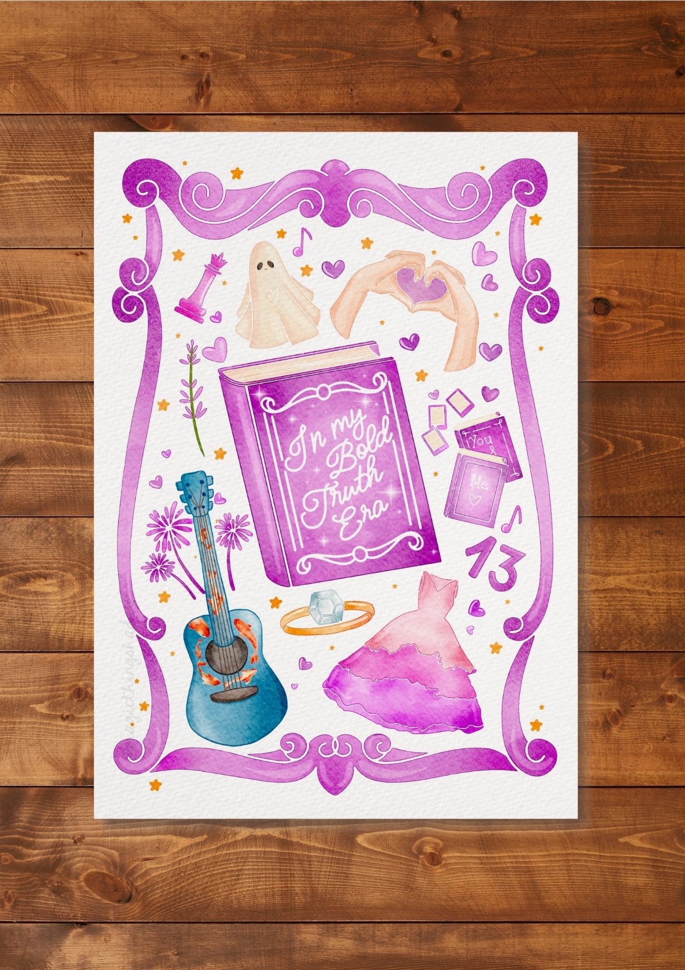 Illustration "In my bold truth era"