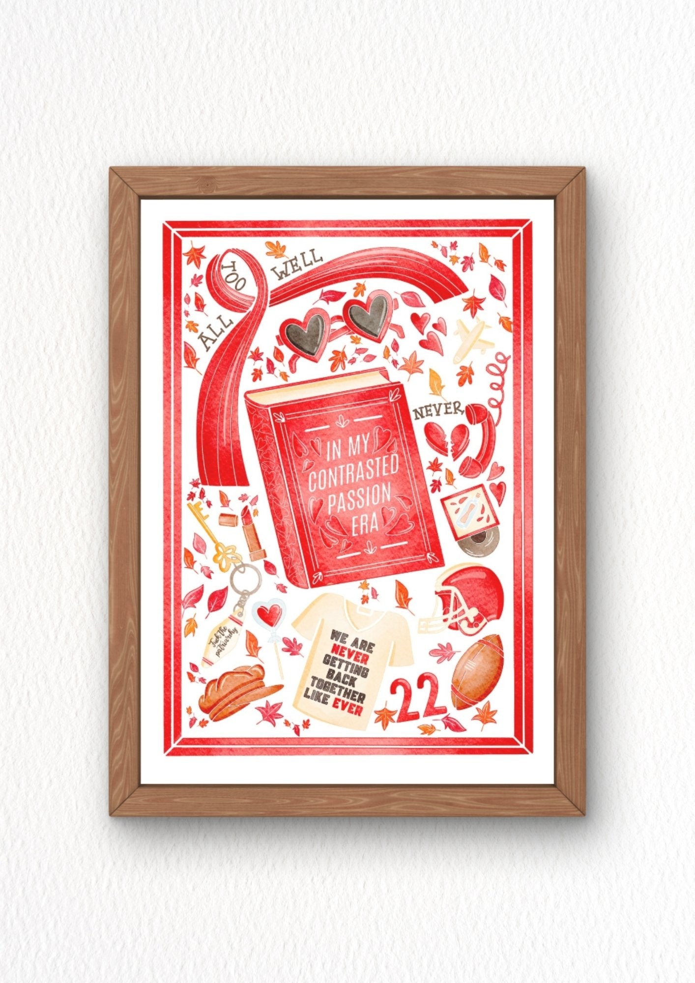 Illustration "In my contrasted passion era"