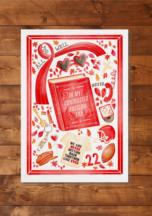 Illustration "In my contrasted passion era"