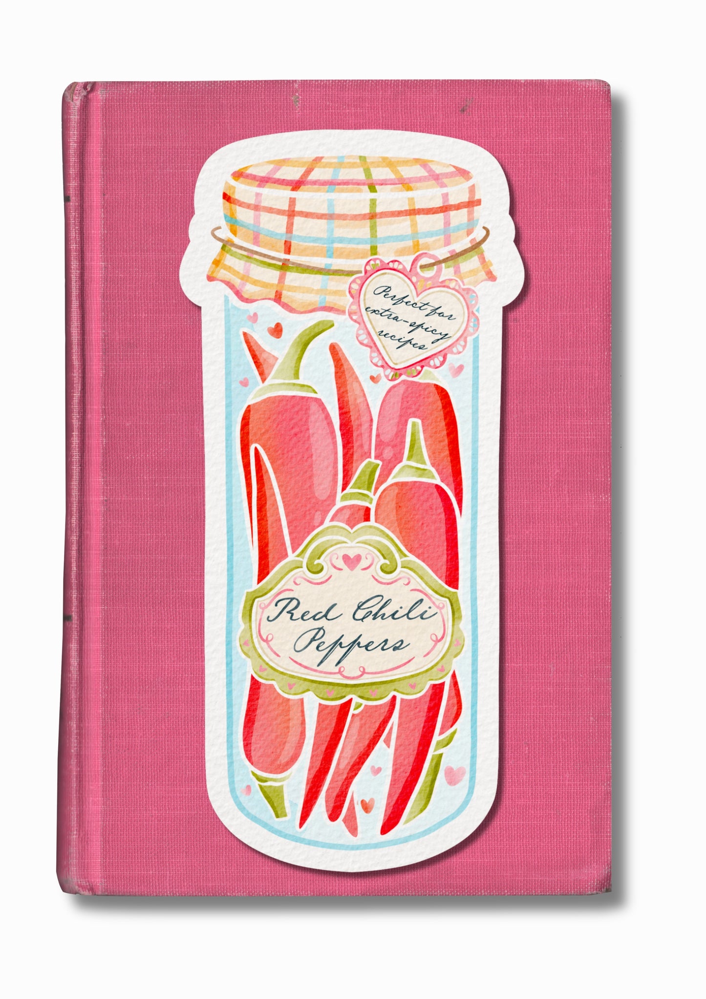 Marque-page illustré "Red Chili Peppers"