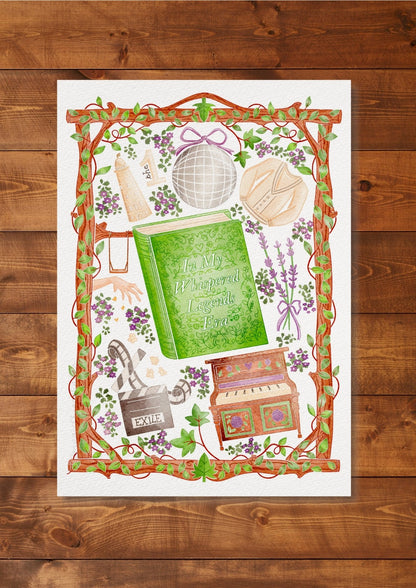 Illustration "In my whispered legends era"