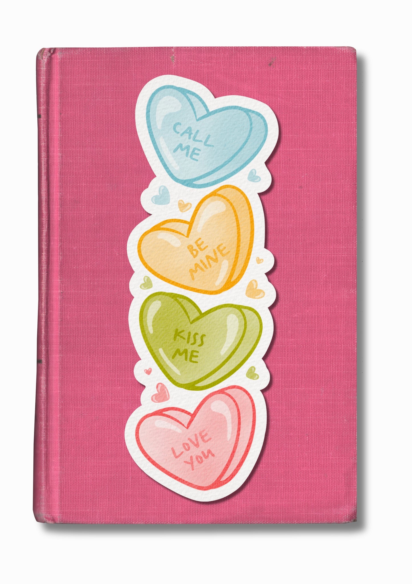 Marque-page illustré "Sweet Hearts"