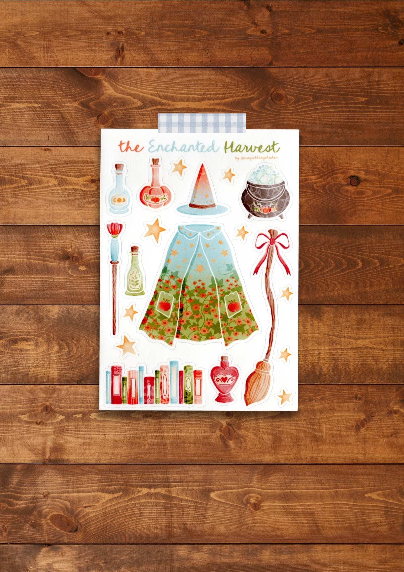 Planche de stickers 2 "The enchanted harvest" - Magic Things Shades