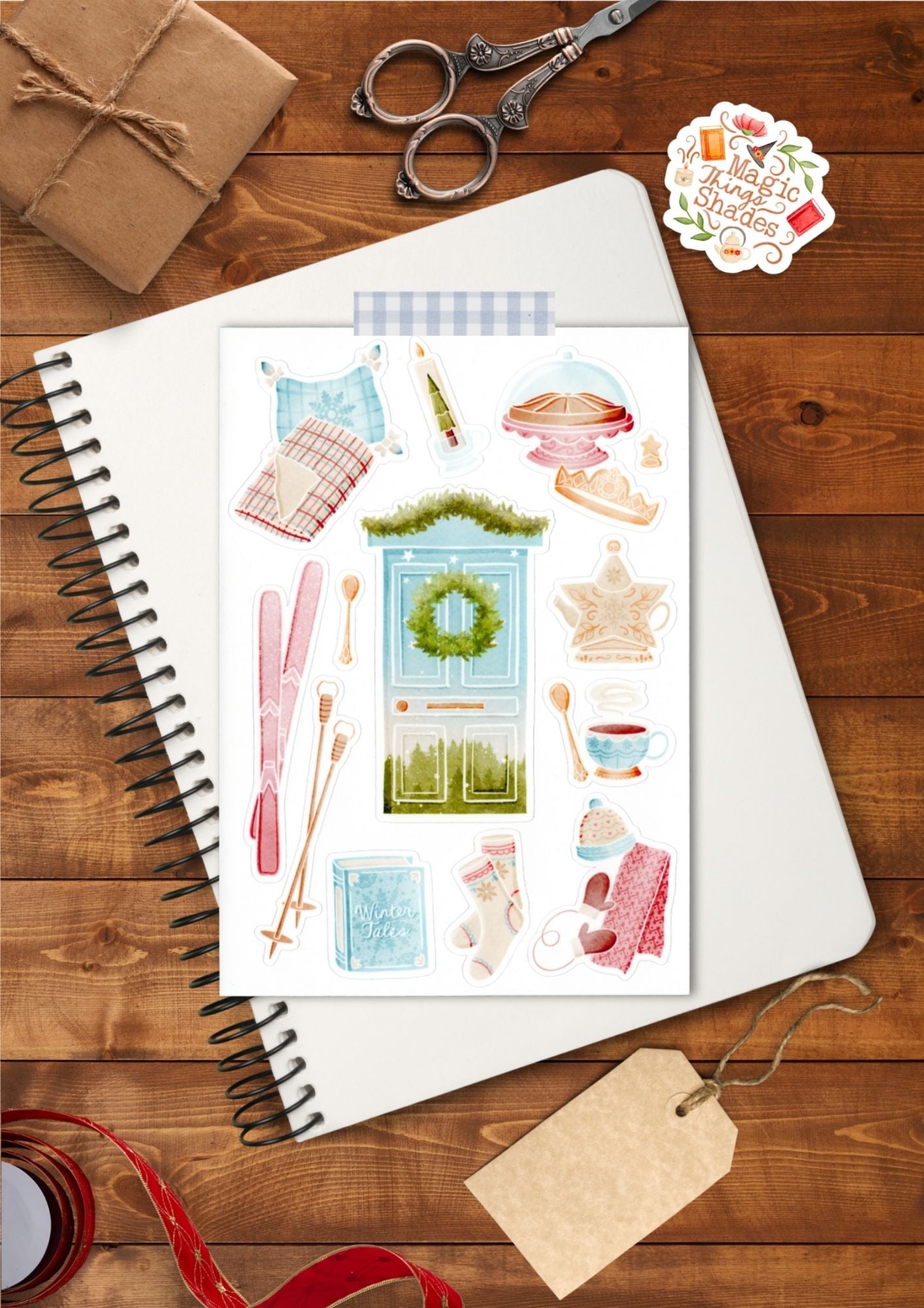 Calendrier de l'avent ou de l'année artisanal " Les 12 Portes de l’année "