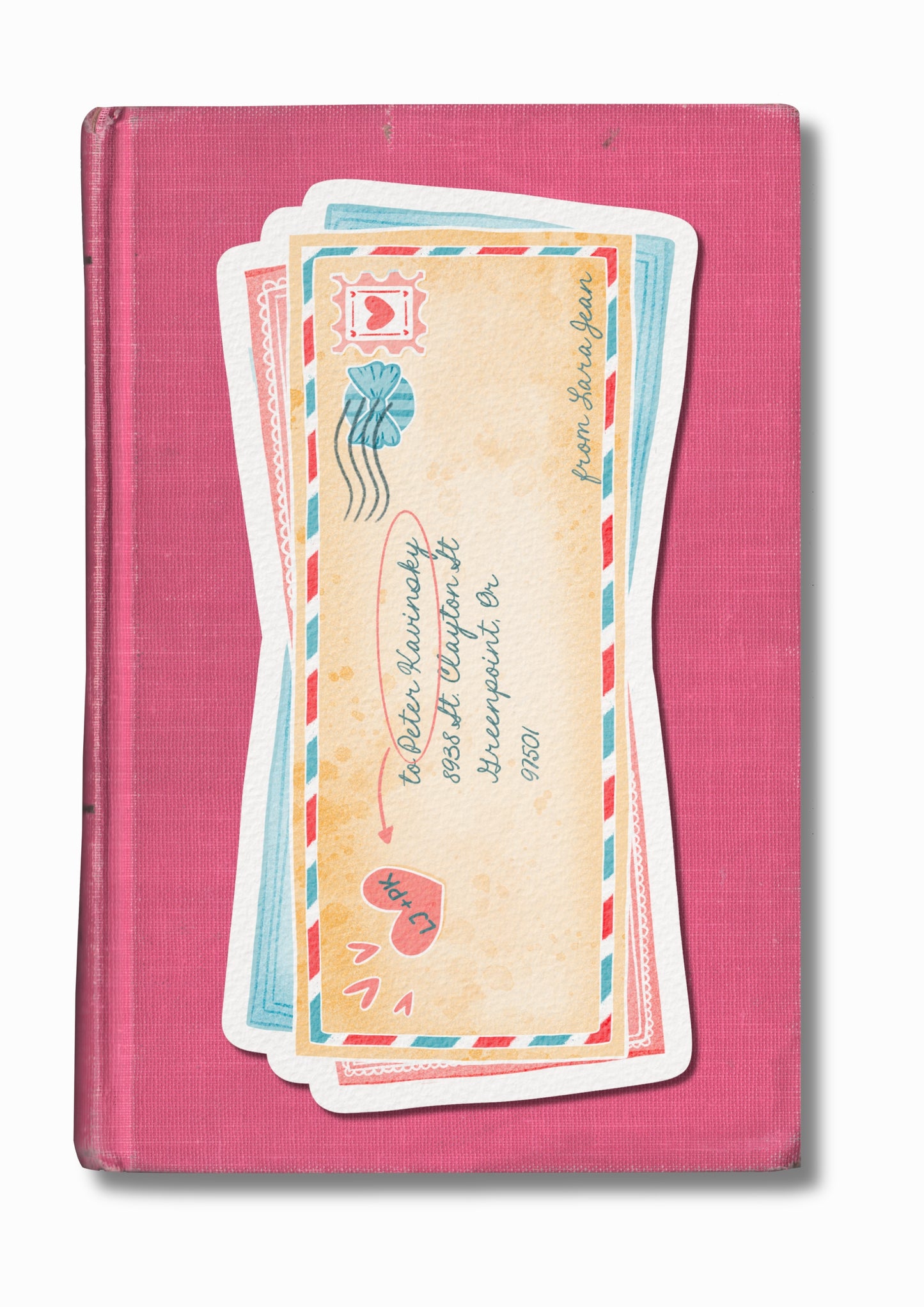 Marque-page illustré "Love Letters"