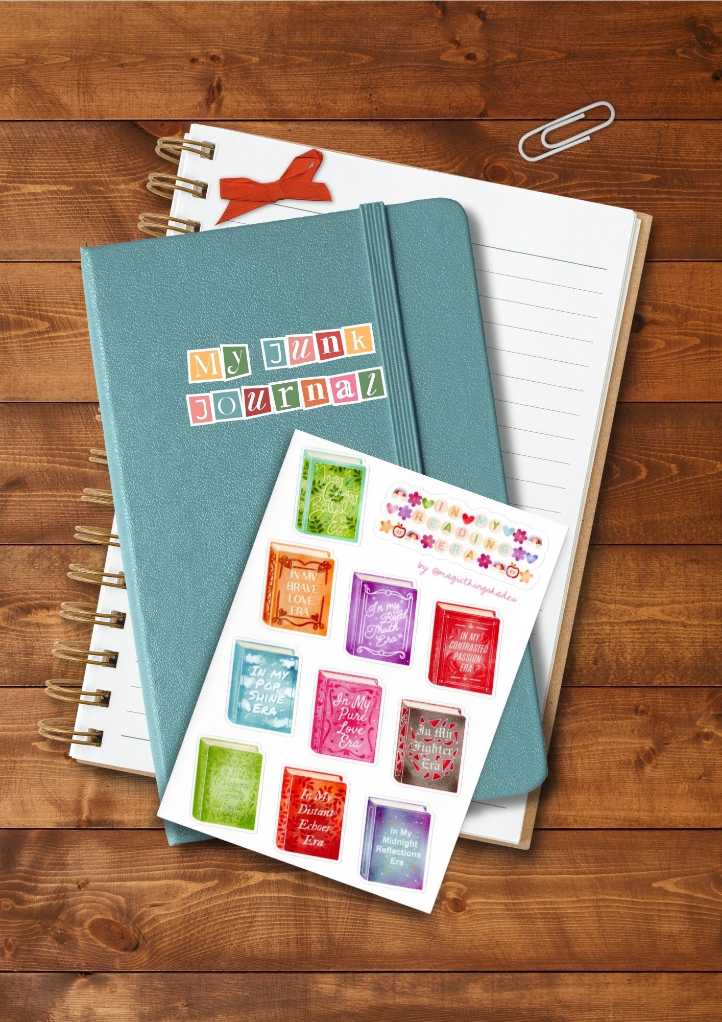 Planche de stickers 1 "In my reading era" - Magic Things Shades