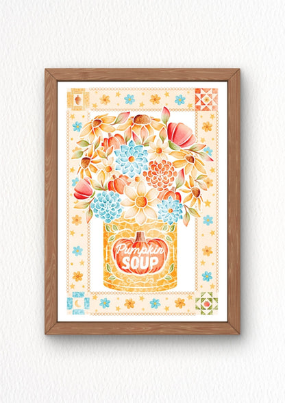 Illustration "Fall flowers"