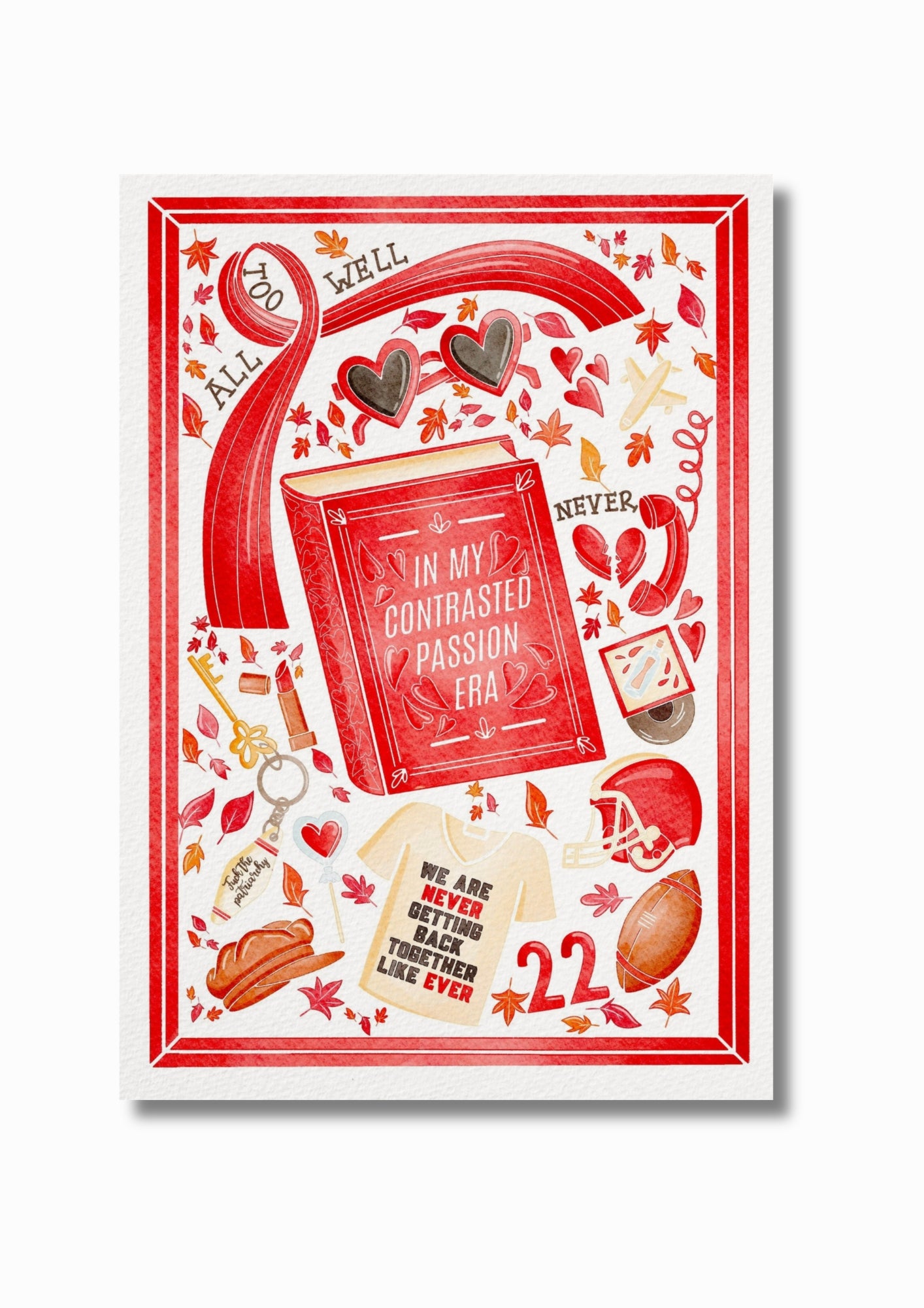 Illustration "In my contrasted passion era"