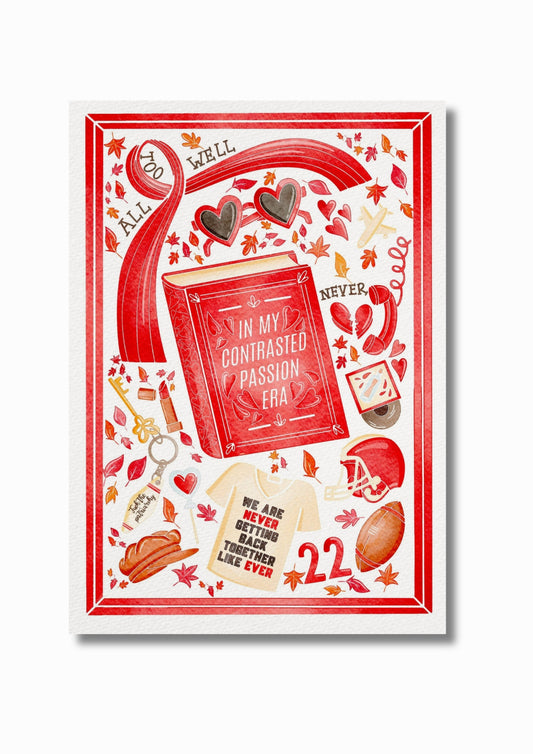 Illustration "In my contrasted passion era"