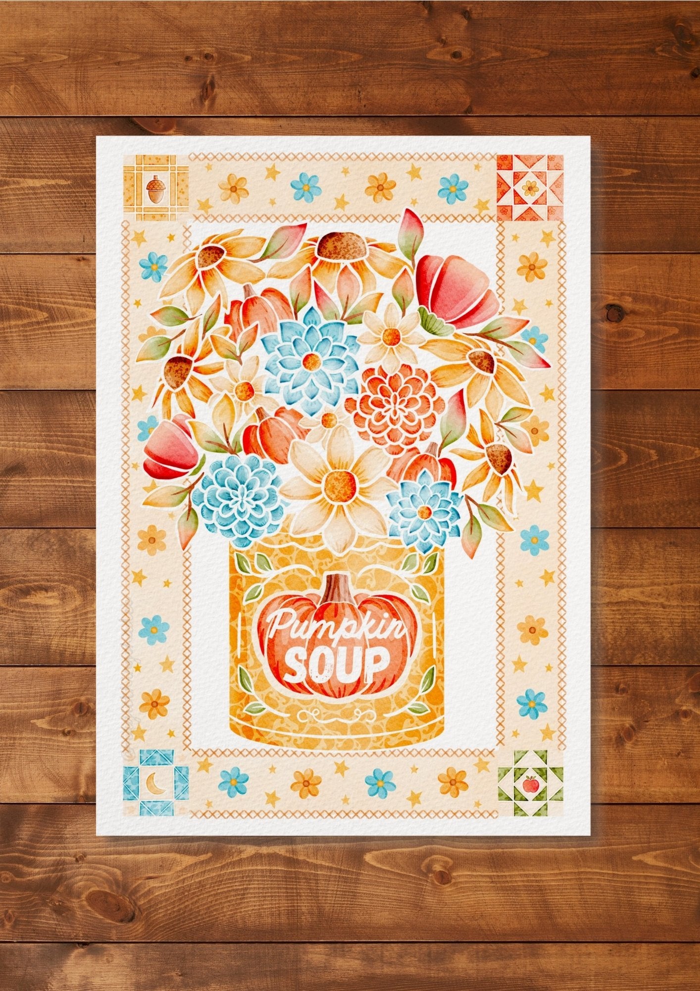 Illustration "Fall flowers"