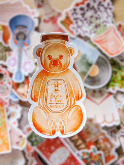 Stickers illustrés à l’unité – Créations artisanales pour journaling et papeterie